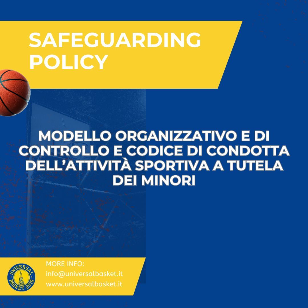 Pubblicata la Safeguarding Policy